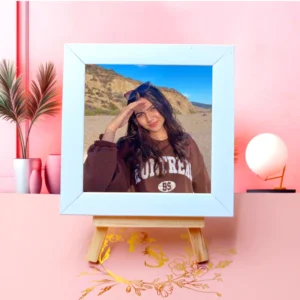 Mini photo frame photosree White size 4x4